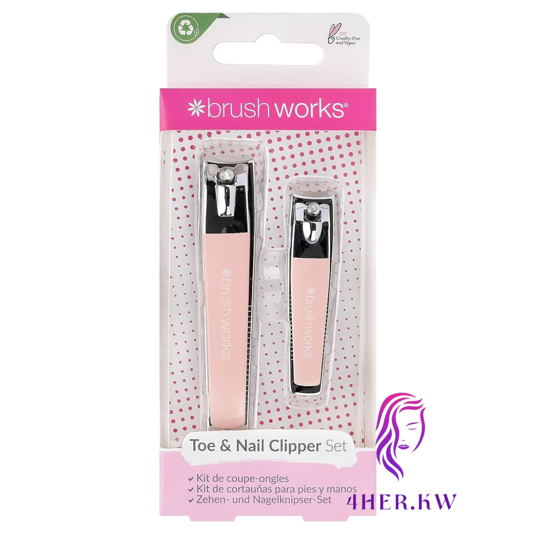Brushworks Toe & Nail Clipper Set