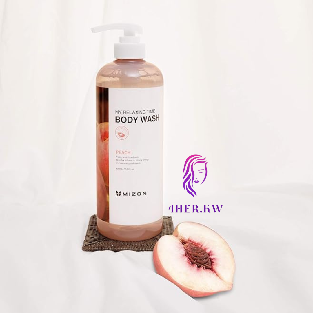 Mizon My Relaxing Time Body Wash Peach 800 ml