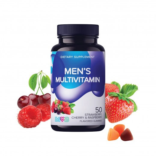 Livs Men's Multivitamin 50 Gummies
